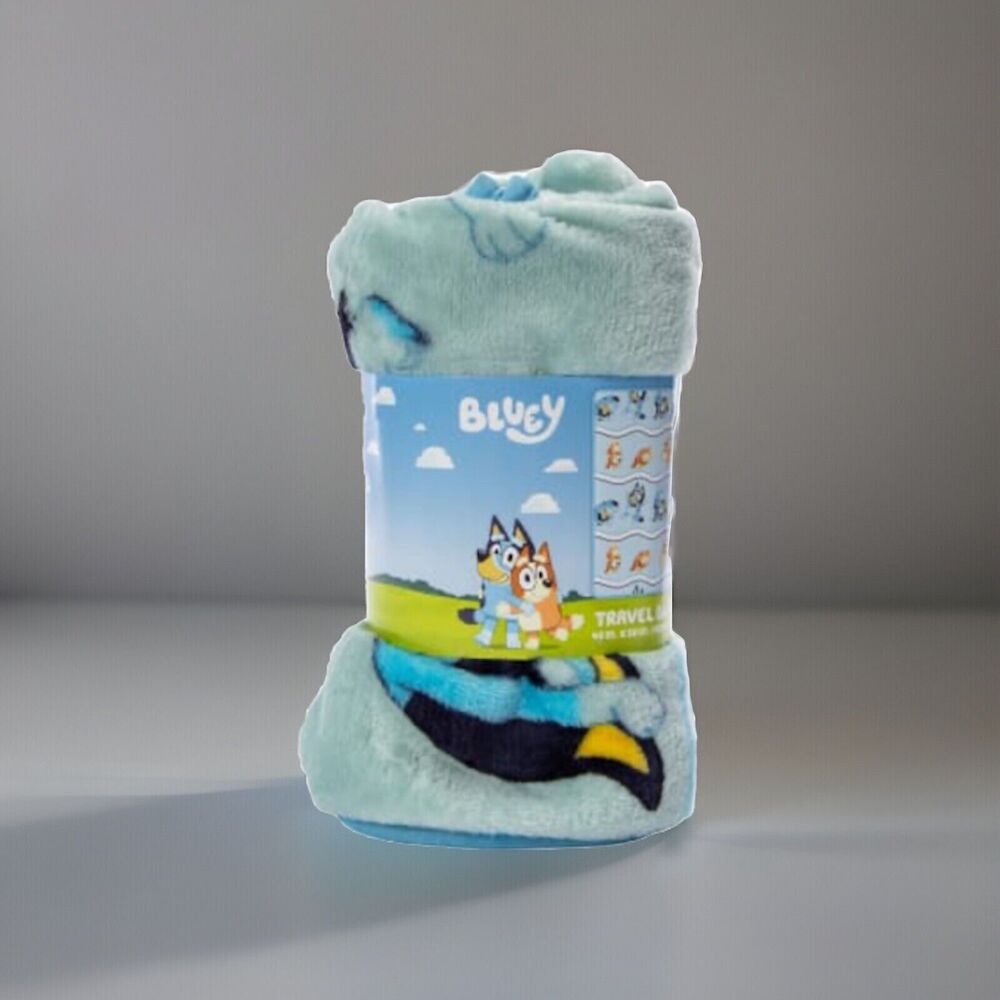 🔥Bluey Plush Throw Blanket 45" x 60" Bingo Soft BNWT🔥
